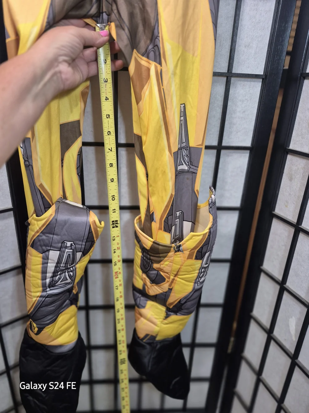 Transformers Bumblebee Mask & Costume 2pc Set Size L (10-12)